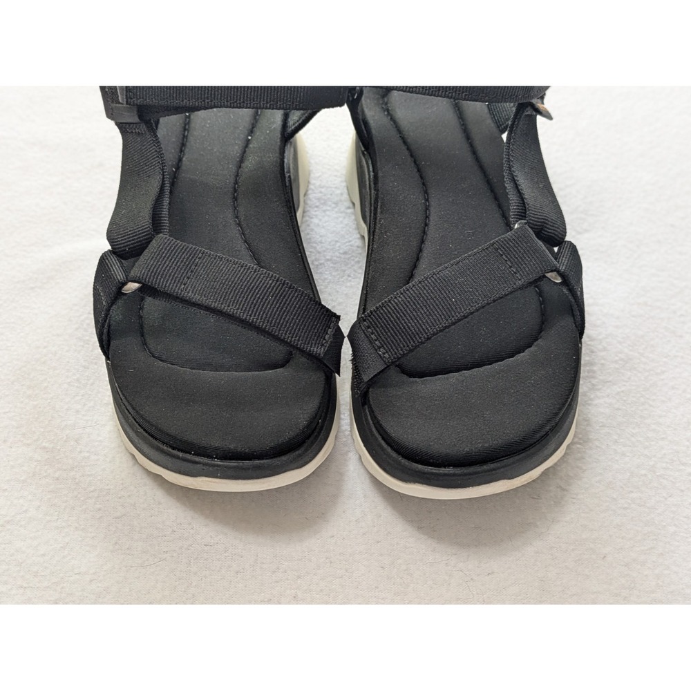 Teva Sandals Womens 7 Black Jadito Universal Platform Foam Beach Hiking - Picture 6 of 10